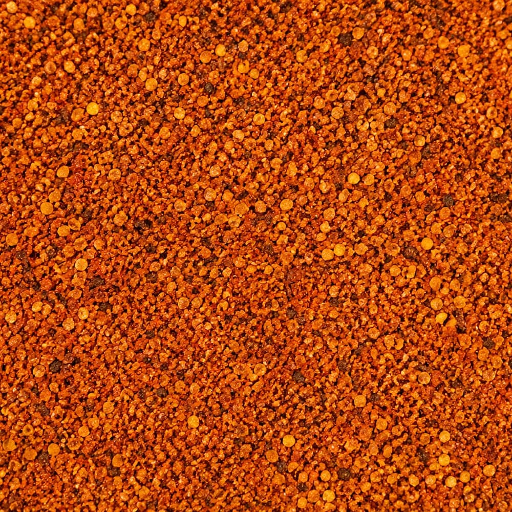 Traditional pickle masala spice mix close up for homemade achar