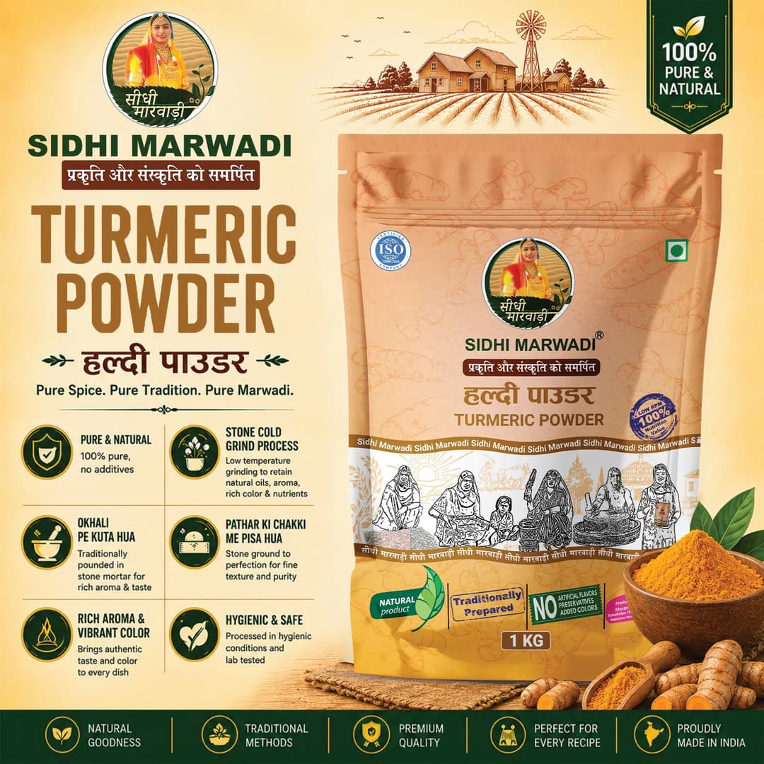 Haldi Powder price 1kg for Indian cooking by Sidhi Marwadi