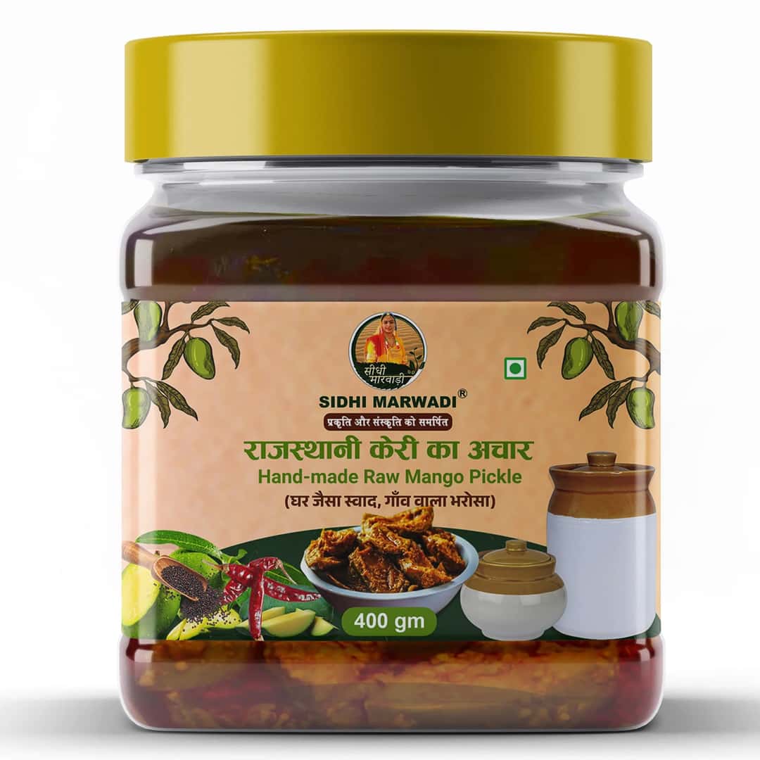 Rajasthani Keri Achar 400g jar by Sidhi Marwadi