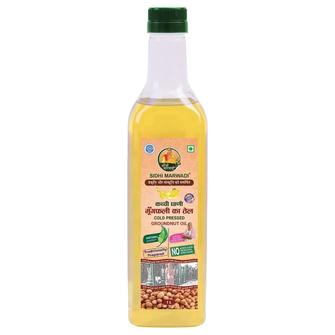 Kachchi Ghani Mungfali Tel 1L bottle by Sidhi Marwadi
