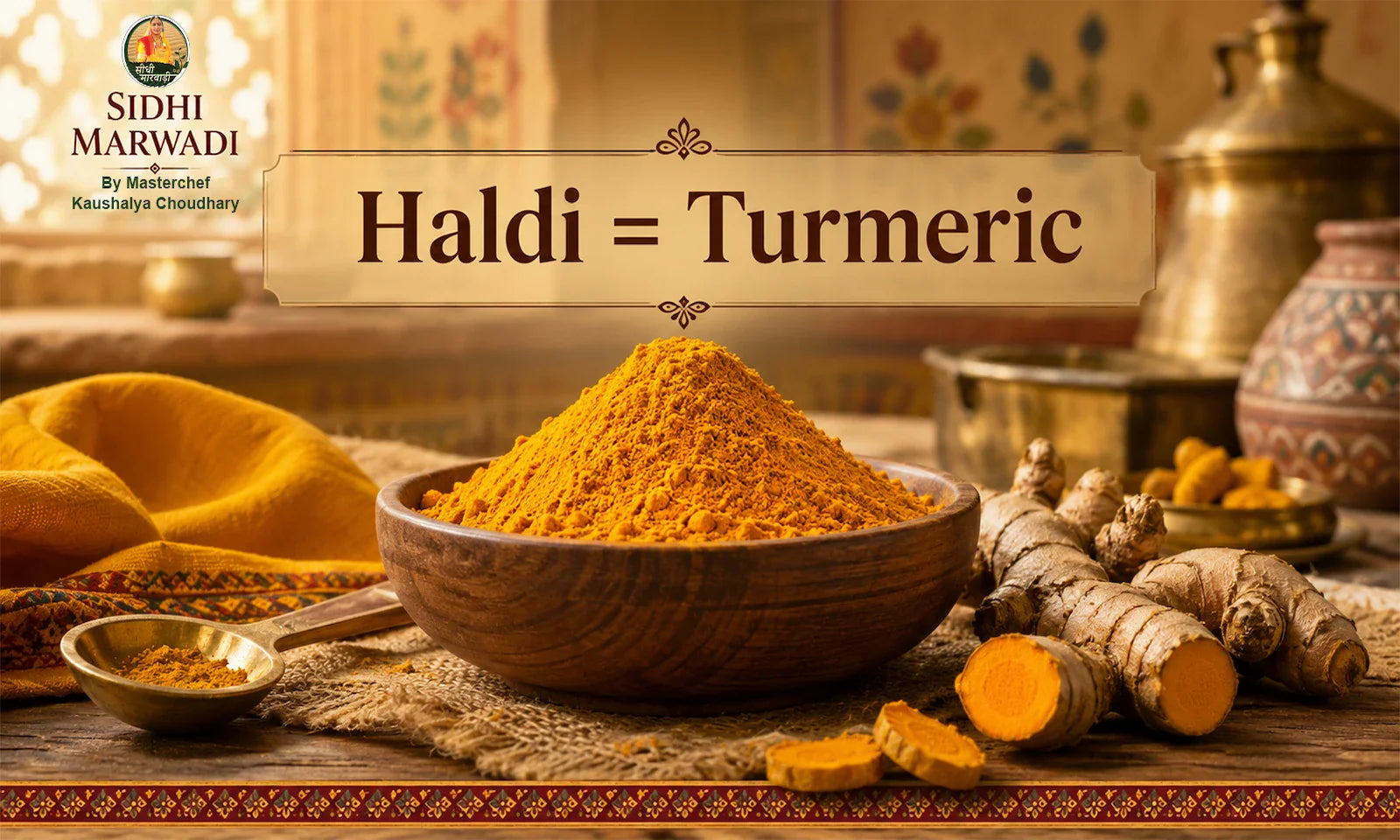 Haldi meaning in English turmeric guide by Sidhi Marwadi