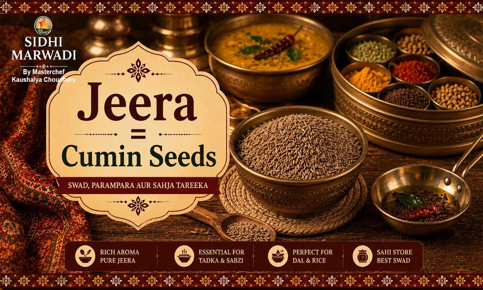 Jeera and cumin seeds guide by Sidhi Marwadi