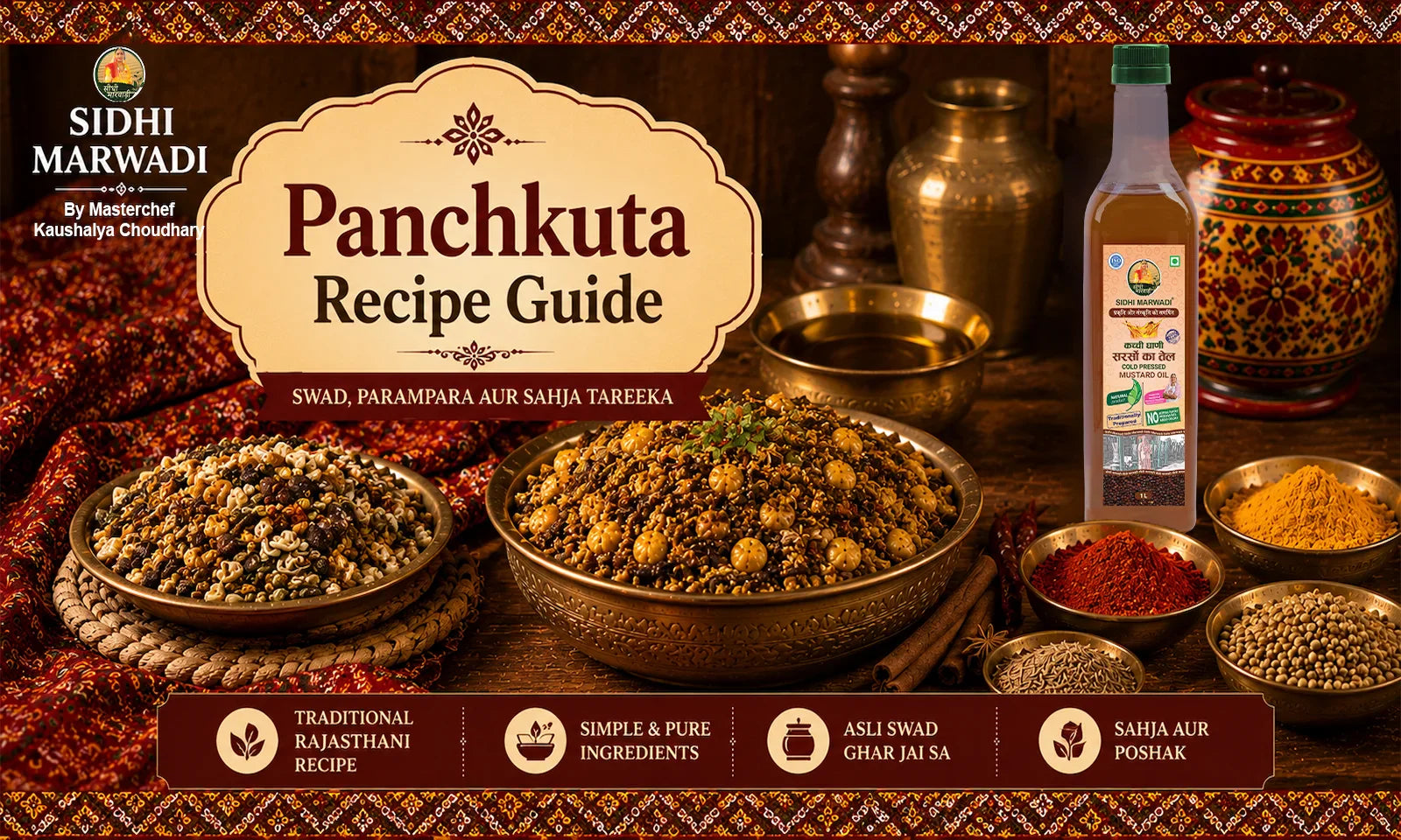 Panchkuta recipe guide by Sidhi Marwadi