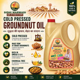 Cold Pressed Groundnut Oil 5L – Kachchi Ghani Mungfali Tel