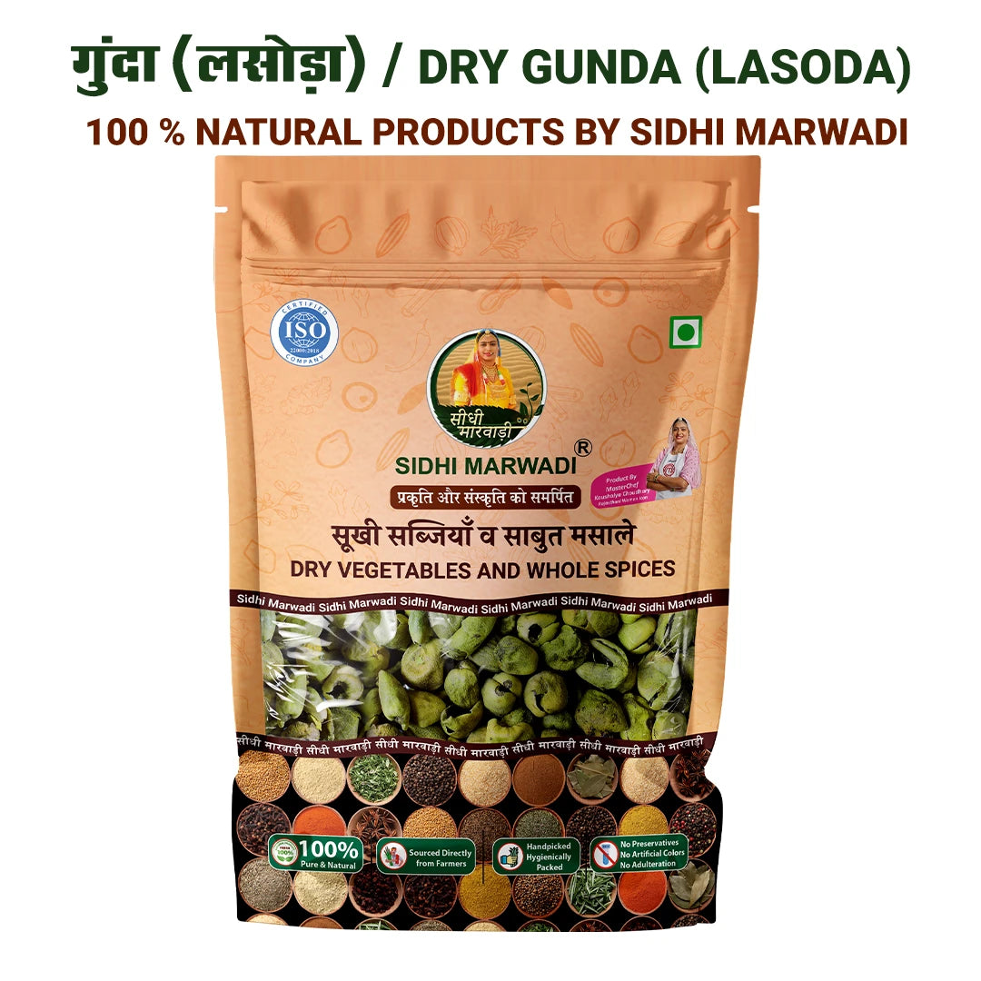 gunda lasoda dry vegetable with name