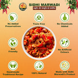 Rajasthani Red Chilli Pickle 800g jar product details by Sidhi Marwadi
