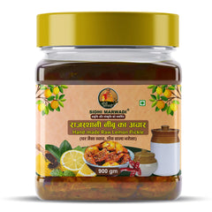 Rajasthani Lemon Pickle 900g jar by Sidhi Marwadi