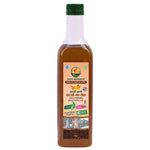 Sidhi Marwadi cold pressed mustard oil 1L front bottle