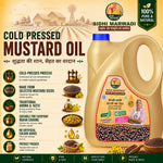 Cold pressed mustard oil 5L with sarson seeds by Sidhi Marwadi