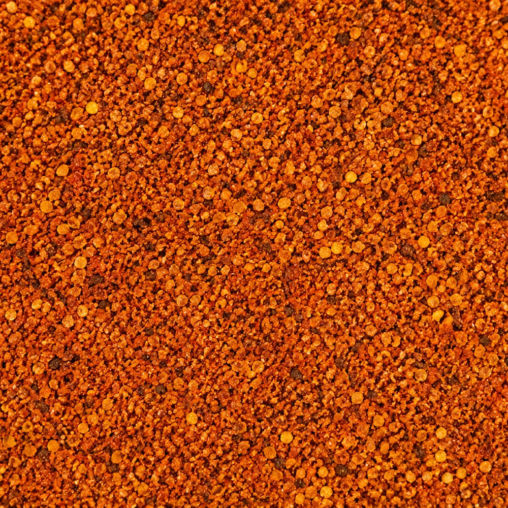 Traditional pickle masala spice mix close up for homemade achar